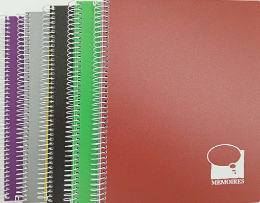 Picture of Spiral Copybook A5 Square 72 Sheets 90gr MEMOIRES