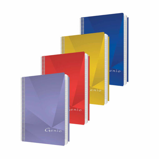 Picture of Spiral Copybook A4 /96 Sheets 70gr Lined Genio