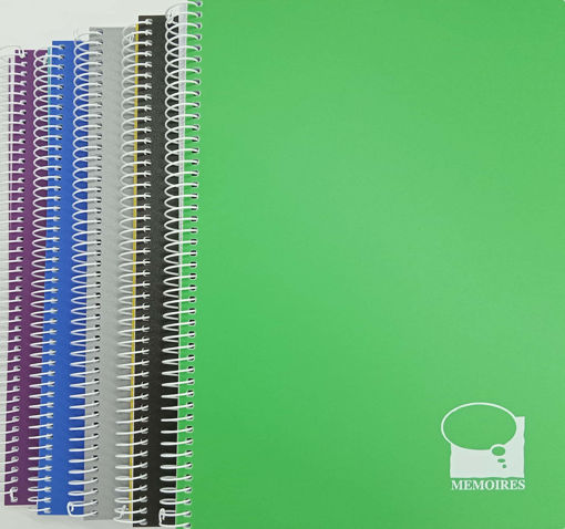 Picture of Spiral Copybook A4 /96 Sheets 90gr Seyes MEMOIRES