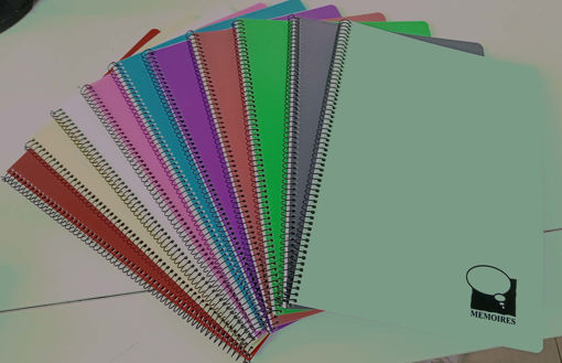 Picture of Spiral Copybook A4 48 Sheets 70gr Seyes MEMOIRES