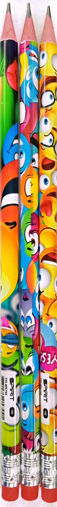 Picture of Pencil Multi Colors with Eraser Spirit