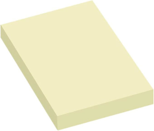 Picture of Stick Notes 100 Sheets Yellow 75x50mm Bassile