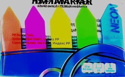 Picture of Stick Notes 12x42mm Multi Colors Arrow Tip Top