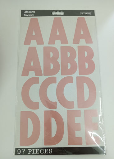 Picture of Stickers Gold Alphabet