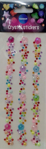 Picture of Stickers Multi Colors Crystal Centrum