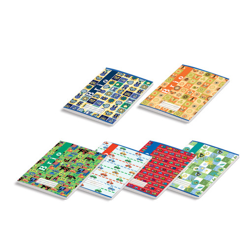Picture of Stitched Copybook B5 2Line/1Line 48sheets 60gr Bri