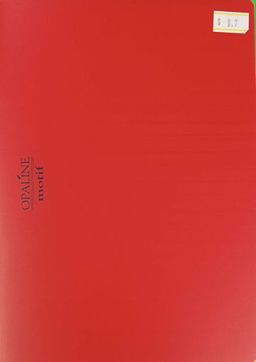 Picture of Stitched B5 48 Sheets Red 70gr 2 Lignes/1Ligne Opa