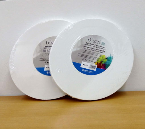 Picture of Stretched Canvas 25cm Round Bozart