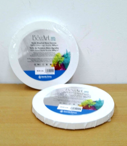 Picture of Stretched Canvas 30cm Round Bozart