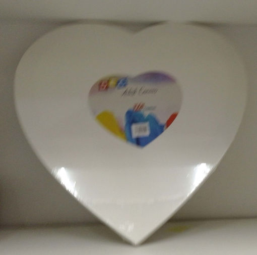 Picture of Stretched Canvas 40cm Heart DEC