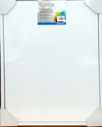 Picture of Stretched Canvas 40x50cm White Bozart