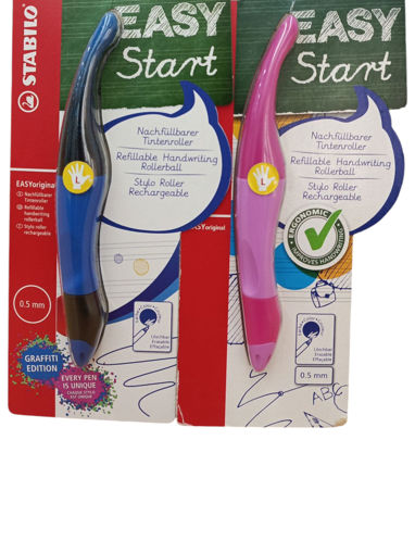 Picture of Stylo (Rollerball Pen) Blue/Pink 0.5mm Left Handed