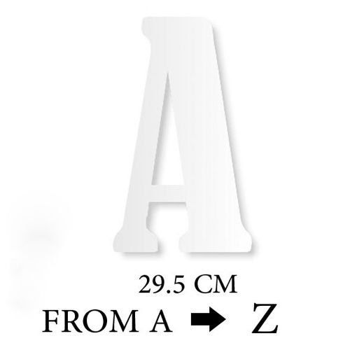 Picture of Styrofoam 30cm Letters Hand Craft, A