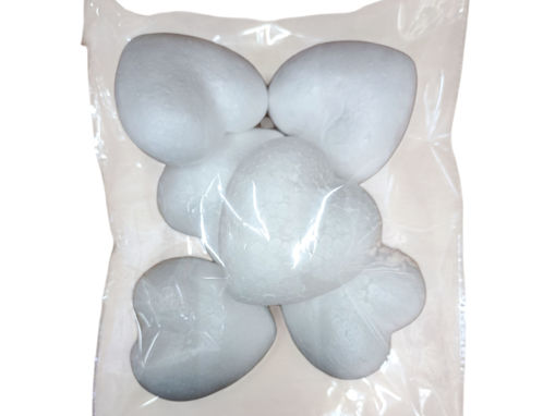 Picture of Styrofoam 5cm 6pcs Heart Hand Craft