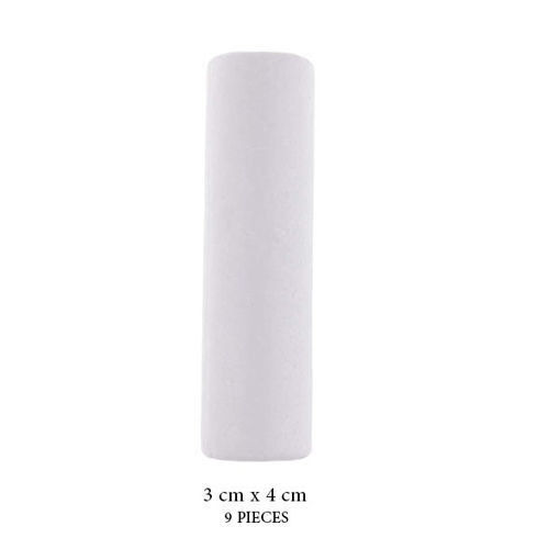 Picture of Styrofoam 9pcs Cylindre Hand Craft