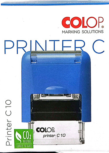 Picture of Office Stamps Blue Ink N.10 Empty Colop