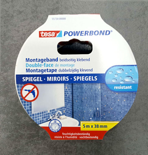 Picture of Tape Double sided 5mx38mm Water Resistant Tesa