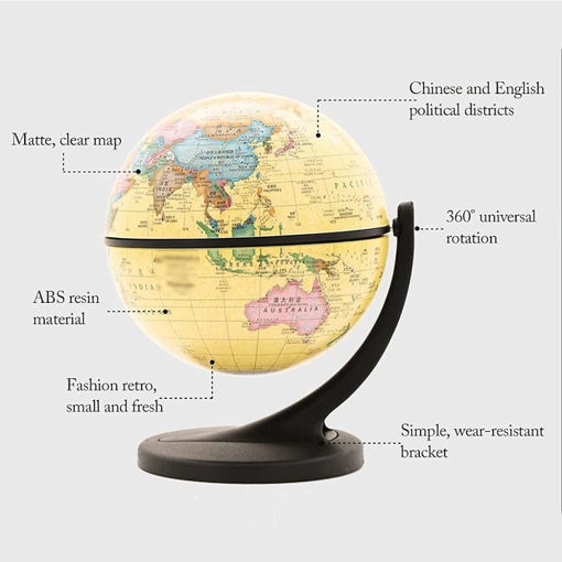 Picture of Terrestrial globe 11cm English Undici