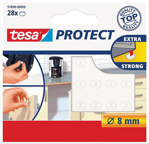 Picture of Tesa Protect (Set of 28) Transparent 8mm Extra Str