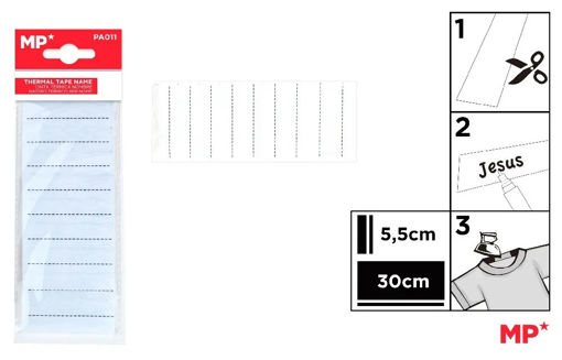 Picture of Textile Label 30cm Adhesive MP