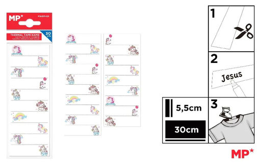 Picture of Textile Label 30cm Adhesive MP
