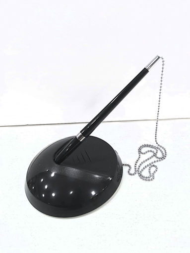 Picture of Desk Pen With Stand Black Tip Top