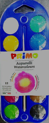 Picture of Watercolor 12colors 25mm With Brush Primo