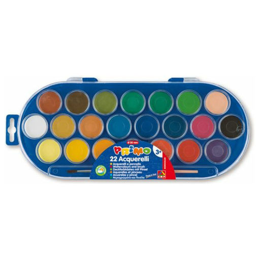 Picture of Watercolor 22colors With Brush Primo