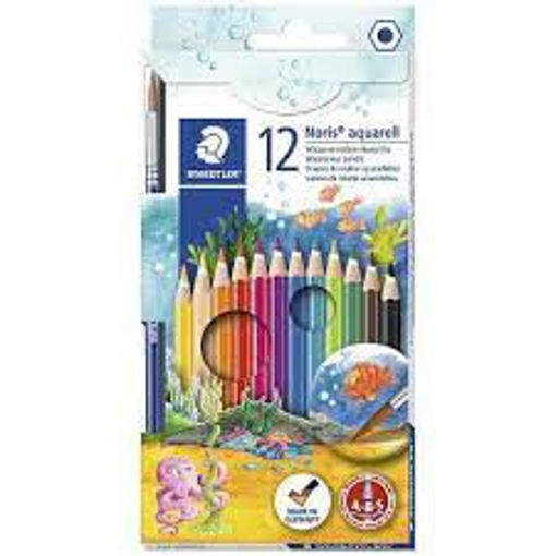 Picture of Watercolor pencils 12colors With Brush Staedtler