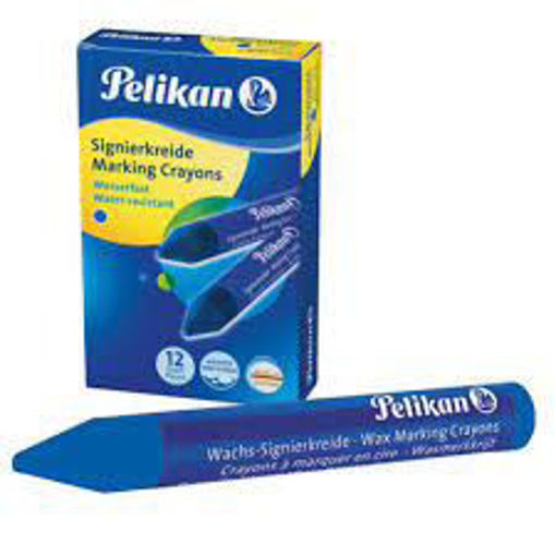 Picture of Wax pens 12colors Water Resistant Pelikan