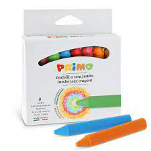 Picture of Wax pens 8colors Jumbo Primo