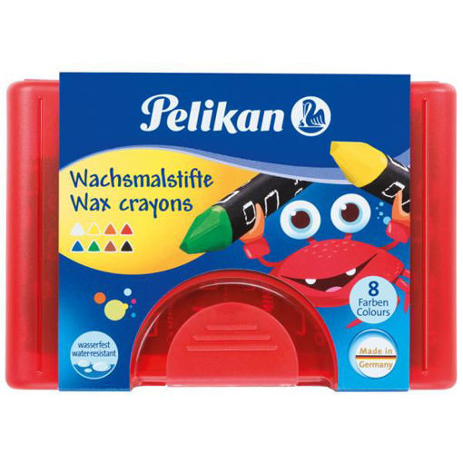 Picture of Wax pens 8colors Water Resistant Pelikan