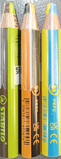 Picture of Wax pens Woody 3 in 1 Stabilo