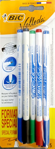Picture of WhiteBoard Marker 5colors Fine Bic Velleda