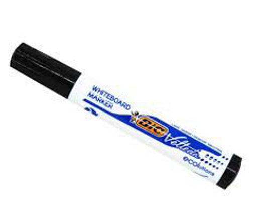 Picture of WhiteBoard Marker Large Black Round Bic Velleda