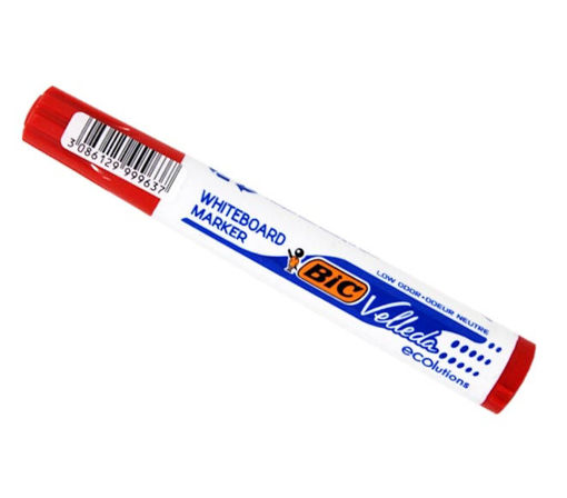 Picture of WhiteBoard Marker Large Red Round Bic Velleda