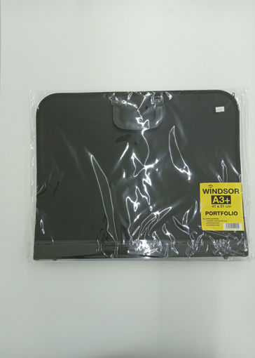 Picture of Windsor File Box With Handele 41x51cm Black Zipper
