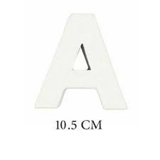 Picture of Wood 10.5cm White Letter Hand Craft,A
