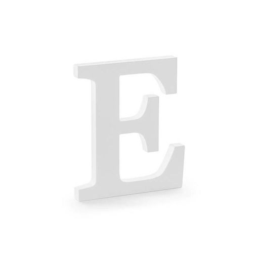 Picture of Wood 10.5cm White Letter Hand Craft,E