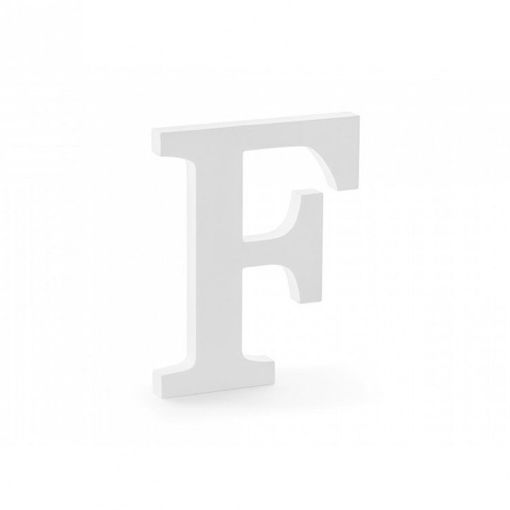 Picture of Wood 10.5cm White Letter Hand Craft,F