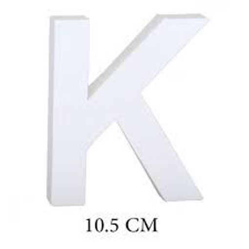 Picture of Wood 10.5cm White Letter Hand Craft,K