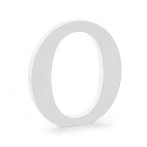 Picture of Wood 10.5cm White Letter Hand Craft,O