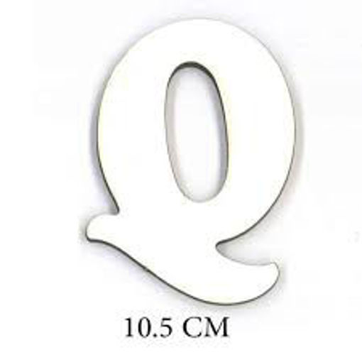 Picture of Wood 10.5cm White Letter Hand Craft,Q