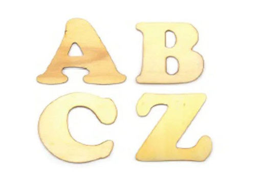 Picture of Wood Letters Hand Craft