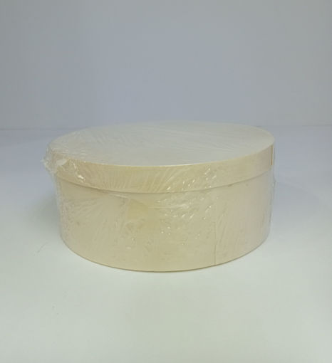 Picture of Wooden Box 15cm Jewerly, Round