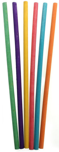Picture of Wooden Craft 6pcs Multi Colors Round Craft for all