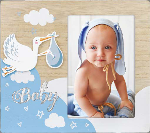 Picture of Wooden Frame 10x15cm Blue Zep ; Eolo