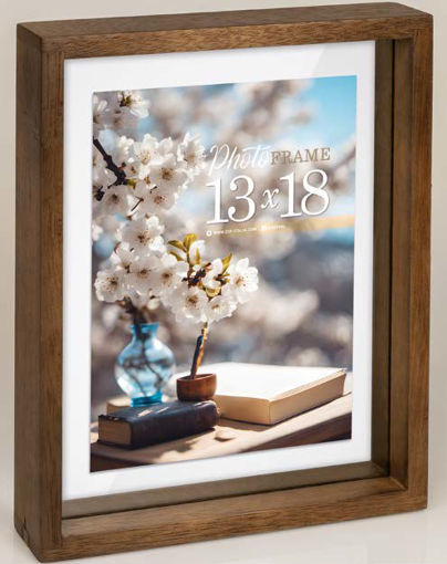 Picture of Wooden Frame 15x20cm Brown Zep ; Vittel