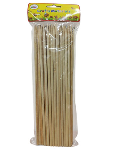 Picture of Wooden Sticks 25cm 5mm Sticks Hand Craft