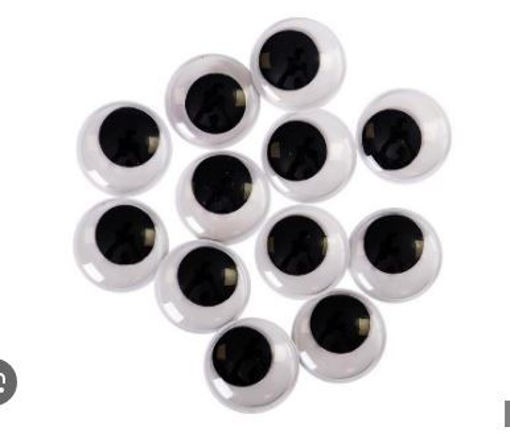 Picture of Yeux en plastique normal 12pcs 137083